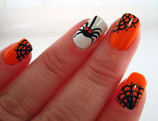 Halloween 2013 Nail Design, Part 1