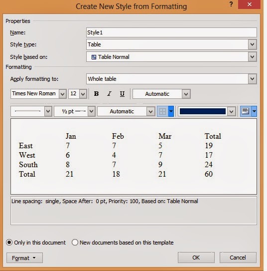 Pondok Microsoft Office: 3 CARA MEMILIH DESIGN TABEL PADA 