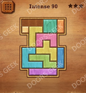 Cheats, Solutions, Walkthrough for Wood Block Puzzle Intense Level 90