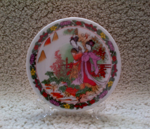 Karya Babah Antik Piring Hias  Mini Oriental Decorative 