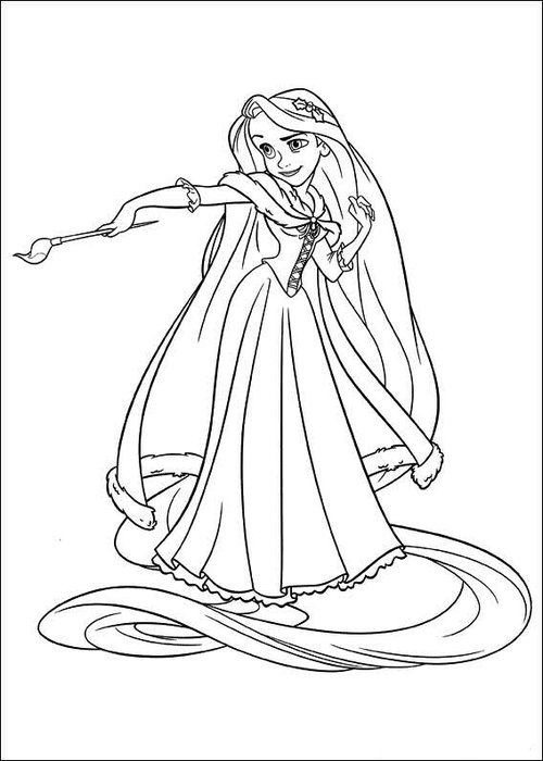  rapunzel coloring pages free printable tangled rapunzel coloring pages title=