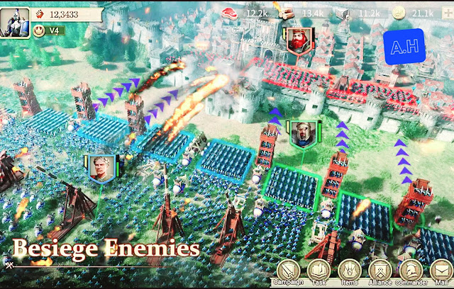 لعبة الامبراطوريات والمعارك الأستراتيجية الجديدة مجاناً لهواتف الأندرويد Game of Empires for Android