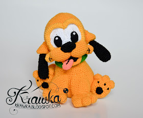 Baby Pluto from Mickey Mouse pattern by Krawka