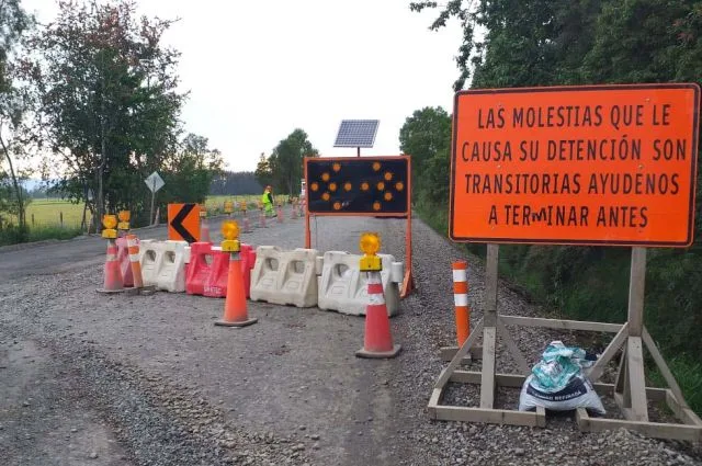 Plan de mitigación para obras de Ruta Internacional 215