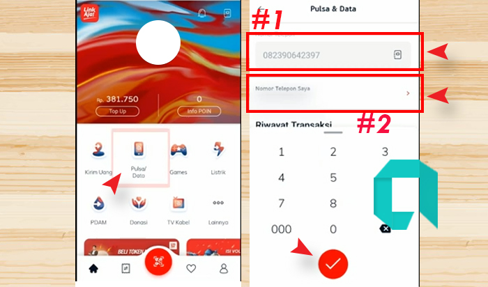 Cara Beli Pulsa Via Aplikasi LinkAja Gratis Biaya Admin