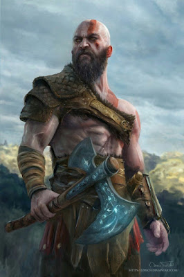 God Of War Kratos Art Work