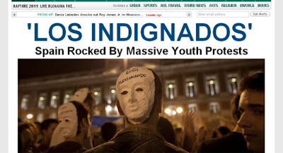 Portada prensa internacional indignados