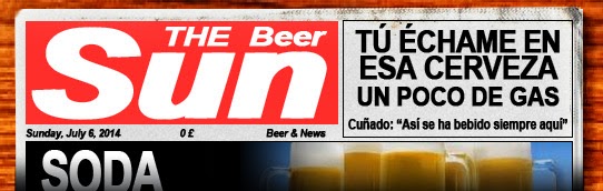 Dominical de verano con noticas sobre cerveza. Pulsa aquí si no te carga para leer el periódico