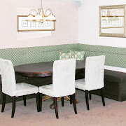 Custom Dining Booth From Bookcases