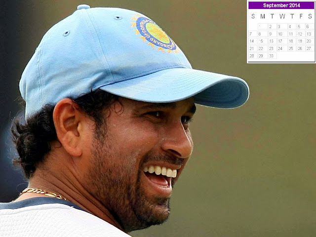 Sachin Tendulkar Calendar 2014