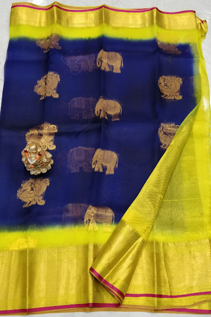 Kanchi organza Sarees