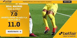 betfair supercuota liga Real Madrid gana Eibar 14 junio 2020