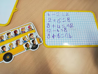 Jeu éducatif l'arrêt de bus Orchard Toys - Calcul mental additions et soustractions