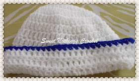 free crochet baby cap pattern
