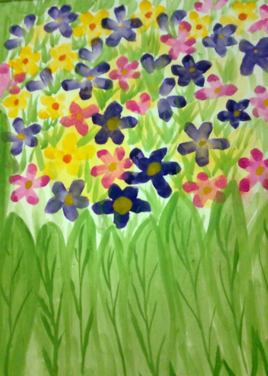 Watercolor Flower Painting flower watercolor painting sec 3 Lukisan Bunga 