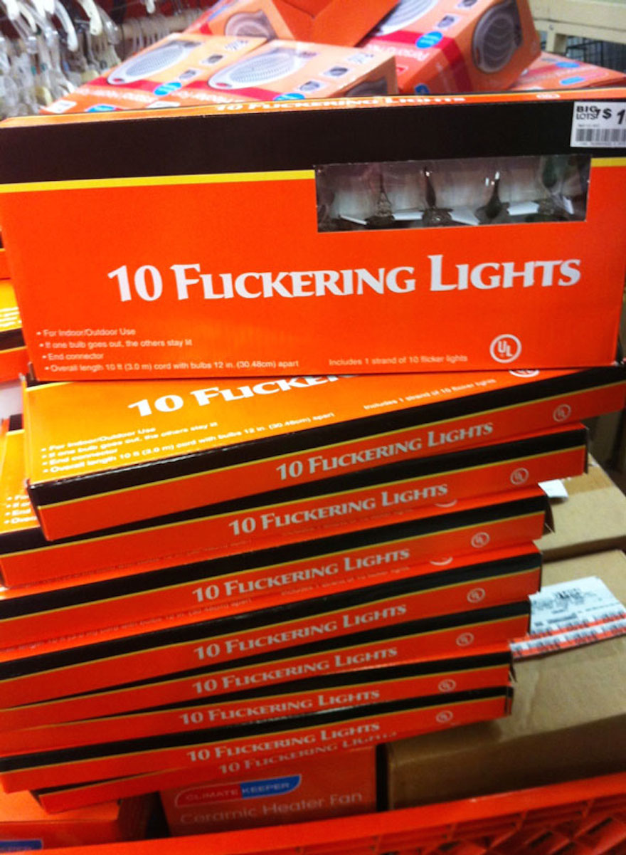 16 Times Bad Letter Spacing Made All The Difference - There’s A Reason This Ended Up At Big Lots And It Has To Do With Font