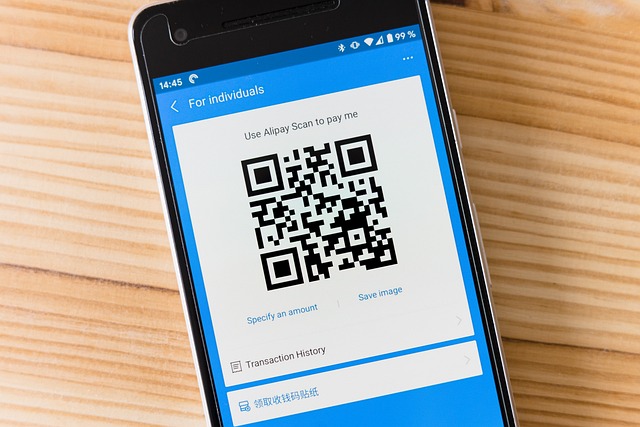 código qr en teléfono móvil