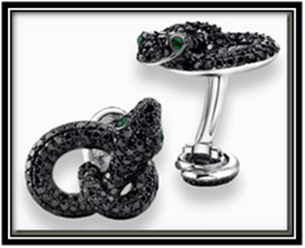 Brad Pitt and Angelina Jolie designed cufflinks