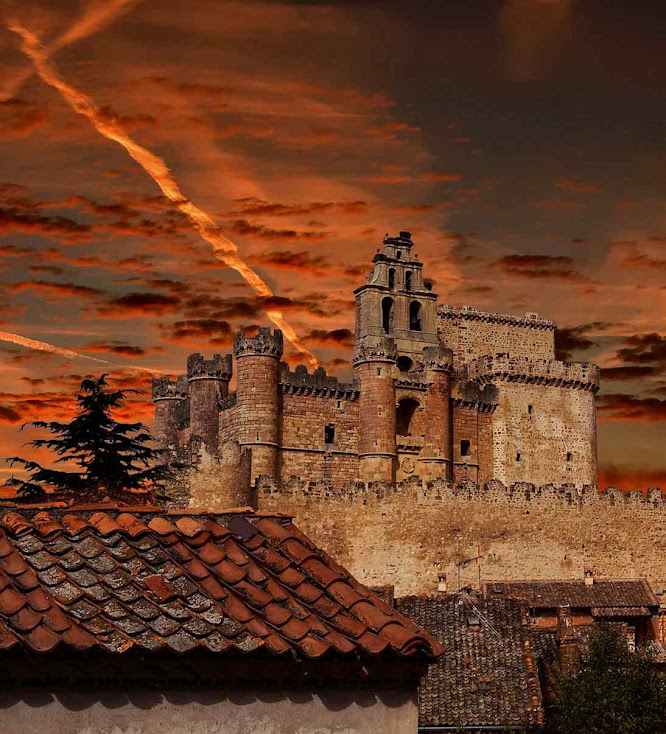 Ruínas do castelo de Turégano, Segovia, Espanha