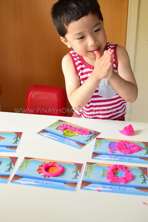 FISH SHAPES PLAYDOUGH MATS