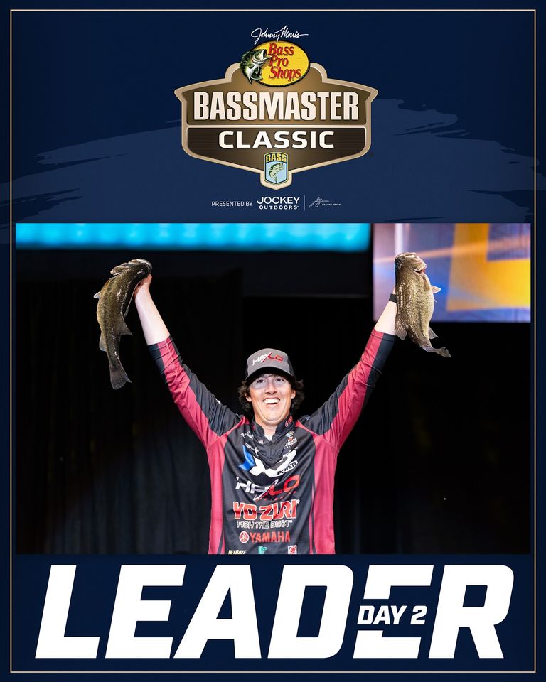 IBASSIN: 2024 Bass Pro Shops Bassmaster Classic presented by Jockey  Outdoors on Grand Lake Day 2: Justin Hamner Widens Lead!