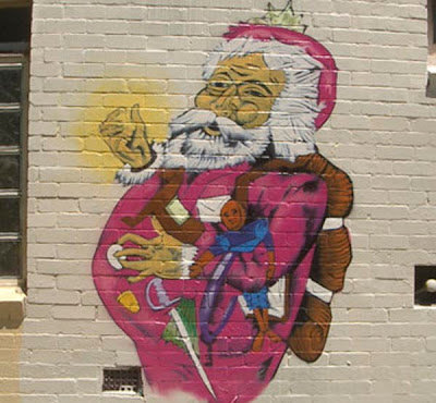 Christmas Graffiti Art 