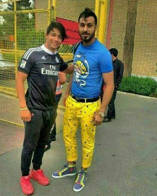 Photo: Iranian Football Federation Suspend Player for Wearing Sponge Bob Squarepants Trousers