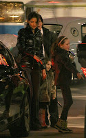 Katie Holmes visiting Tom Cruise on-set in Vancouver