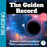 Product cover for The Golden Record reading passage