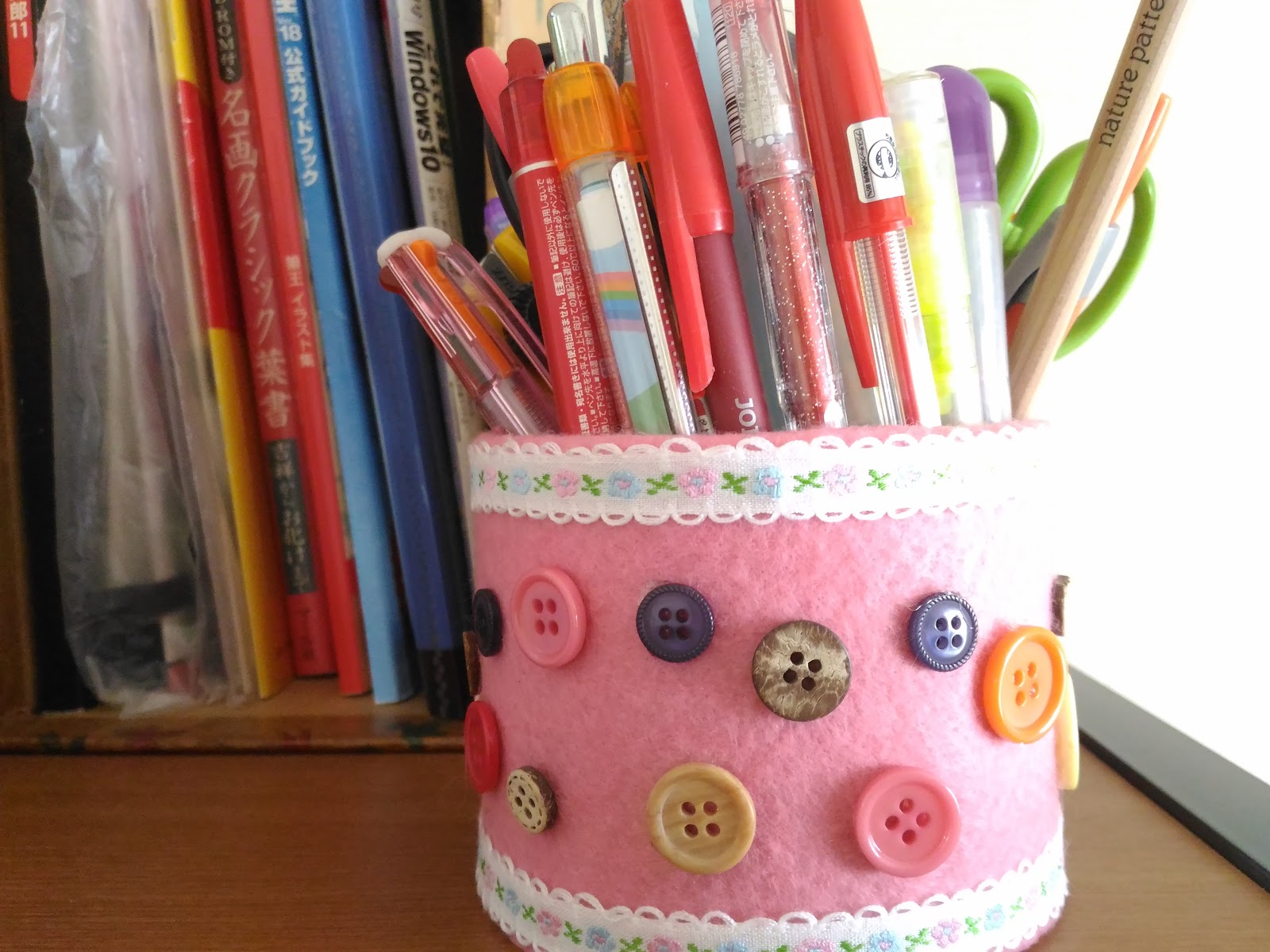はわわな日々 新館 かわいい空き缶ペンスタンド作り方