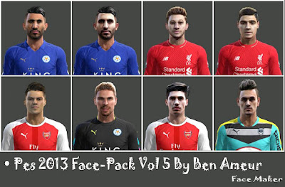 Pes 2013 Face-Pack Vol 5 By Ben Ameur