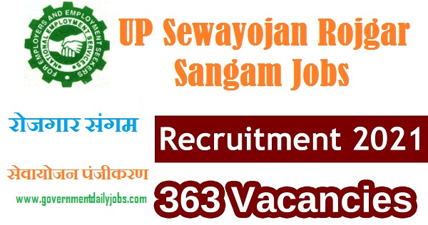 UP Sewayojan Rojgar Sangam Recruitment 2021