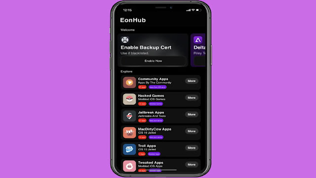 EonHub App Store iOS
