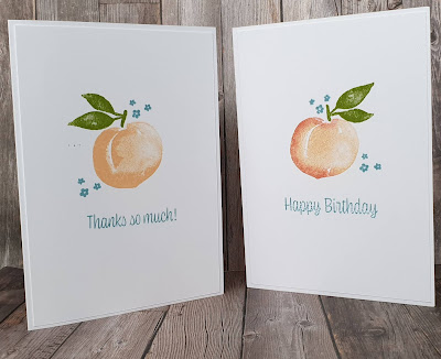 Sweet as a peach simple stamping easy card making stampin up