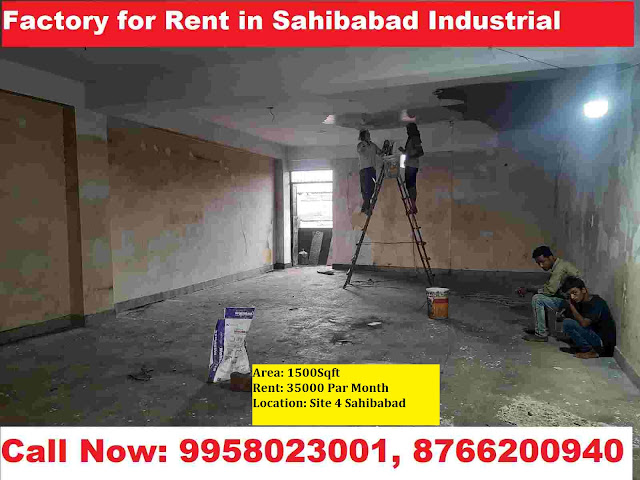 1500 Sqft Factory for rent in Sahibabad industrial area