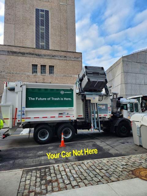 New Garbage Truck Minus parking space