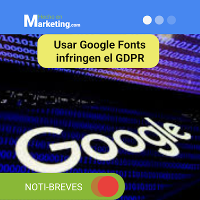 Multas Google Fonts GDPR HechoenMarketing