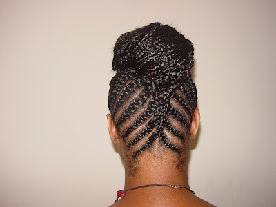 Feed-in cornrows no know cornrows Feed-in cornrow no know cornrow