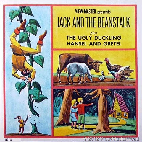 View-Master Three Fairy Tales featuring Jack and the Beanstalk (B314), Booklet Cover