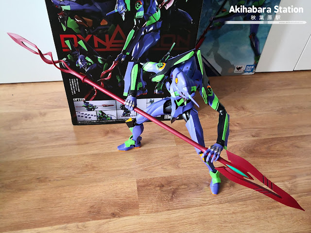 Review de la figura DYNACTION EVA 01 + Spear of Cassius de Evangelion - Tamashii Nations