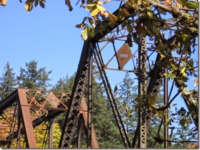 IMG_4212 Railroad Bridge over the South Santiam River at Lebanon, Oregon on October 21, 2006
