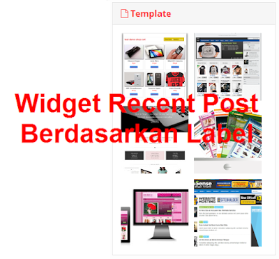 widget recent post based label paling mudah