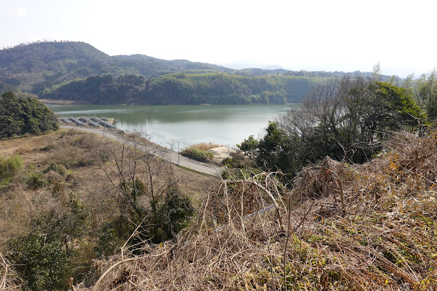 鳥取県東伯郡湯梨浜町南谷 東郷羽合線から道の駅はわいに向かう道からの眺望