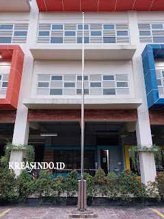 Projek Tiang Bendera Stainless Pesanan Kids Republic School di Cipinang Jakarta Timur