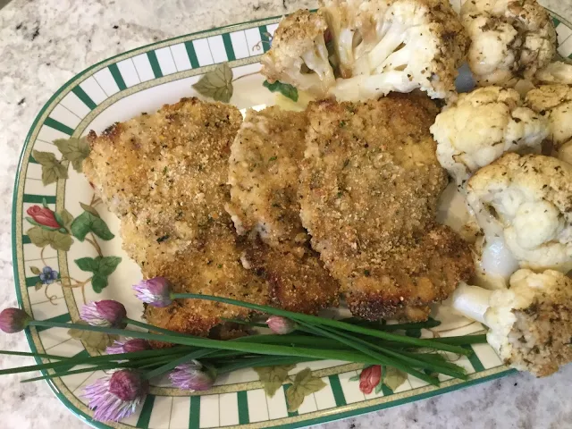 Crispy boneless chicken thighs