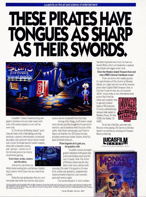 monkey island mag ad