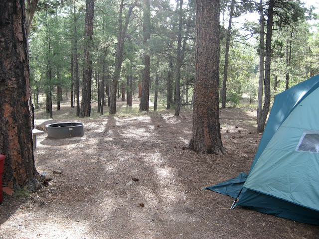 My tent at Grand Canyon. September 2007.