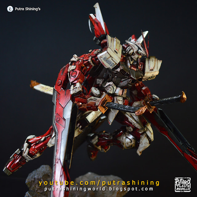 MG Gundam Astray Red Frame Kai Custom Weathering by Putra Shining