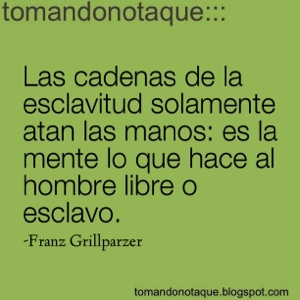 "frase celebre de libertad por Franz Grillparzer"