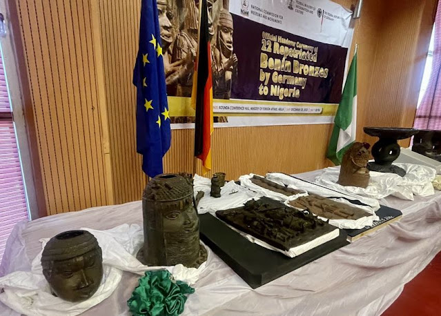 22 Benin Bronzes Returned To Nigeria By Germany 2